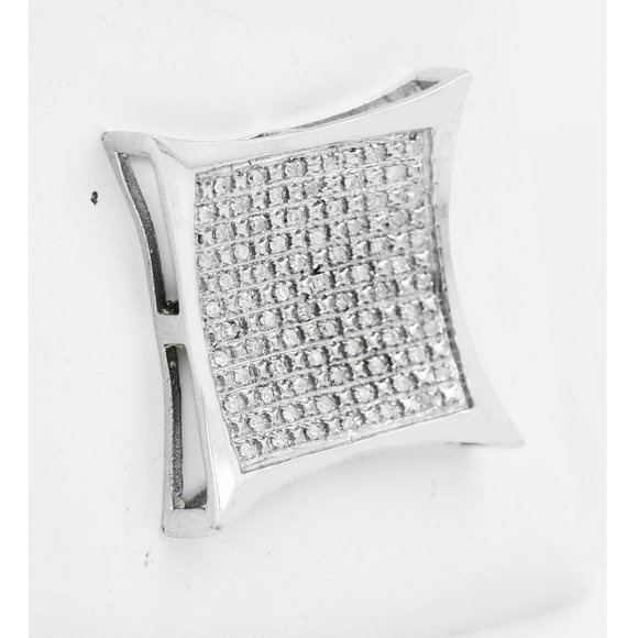 Genuine 0.54 Cts Diamond *single* Stud Earring 10k White  Genuine 0.54 Cts Diamond *Single* Stud Earring 10k White Gold